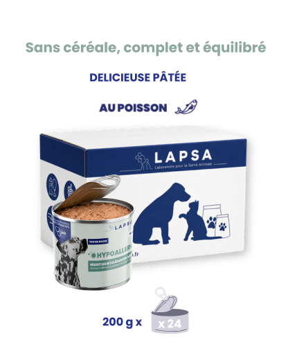 Mousse Humide pour chien adulte HYPOALLERGENIQUE - Poulet - 24x200g