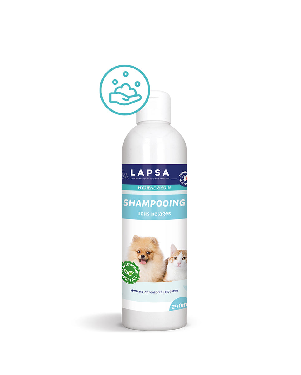 Shampooing tous pelages chien et chat